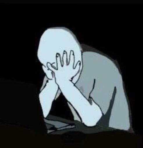 🤦‍♂ Стикер «Wojak, The Feels Guy» для Telegram