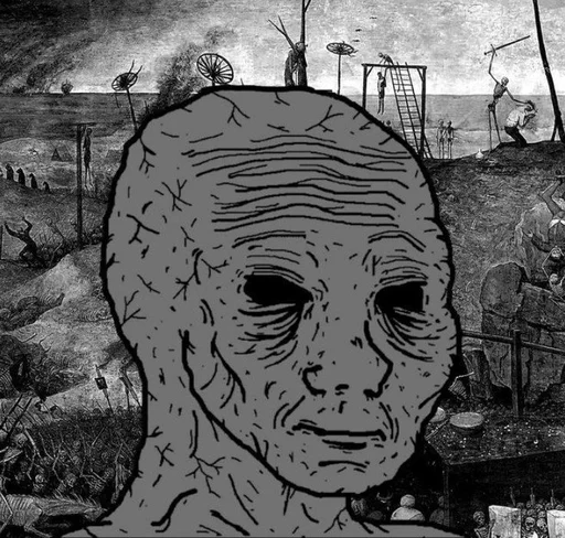 😵 Стикер «Wojak, The Feels Guy» для Telegram