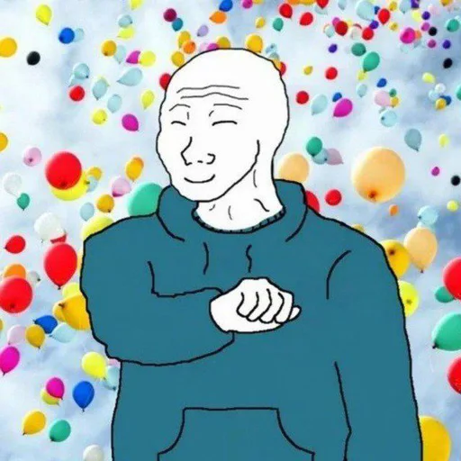 😁 Стикер «Wojak, The Feels Guy» для Telegram