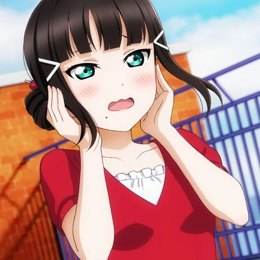 🍪 Стикер «Dia Kurosawa» для Telegram