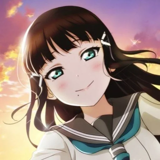 🍪 Стикер «Dia Kurosawa» для Telegram