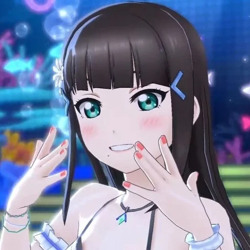 🍪 Стикер «Dia Kurosawa» для Telegram