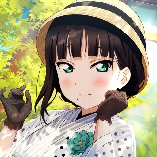 🍪 Стикер «Dia Kurosawa» для Telegram