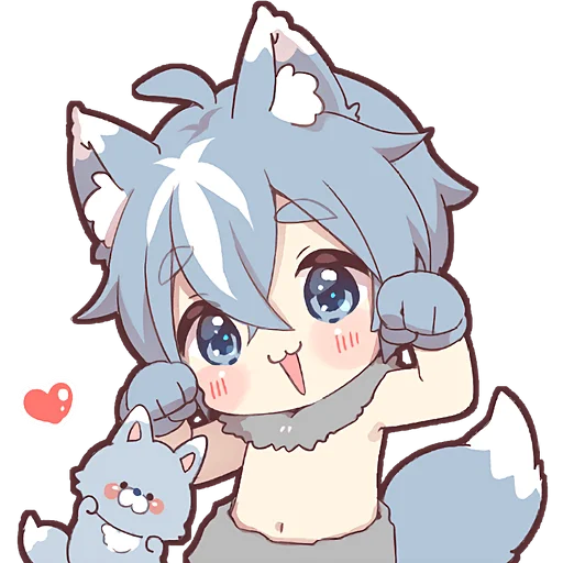 🐱 Стикер «Волчонок 2» для Telegram