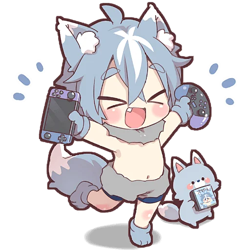 😆 Стикер «Волчонок 2» для Telegram