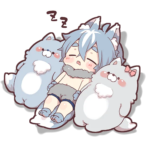 😴 Стикер «Волчонок 2» для Telegram