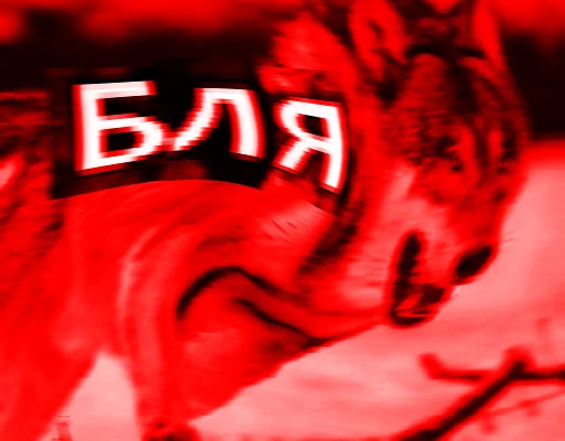 😡 Стикер «Волк за брата» для Telegram