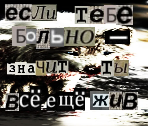 😢 Стикер «Волк за брата» для Telegram