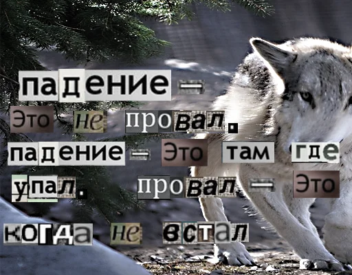 👊 Стикер «Волк за брата» для Telegram