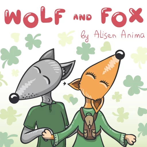 Стикерпак Wolf and Fox для Telegram