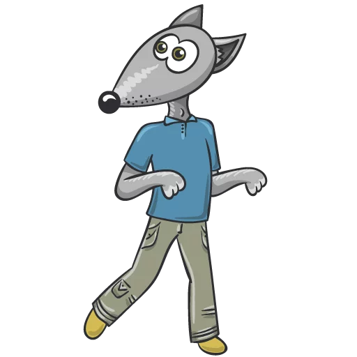 😳 Стикер «Wolf and Fox» для Telegram