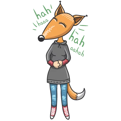 😄 Стикер «Wolf and Fox» для Telegram