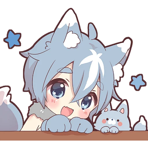☺️ Стикер «Волченок» для Telegram