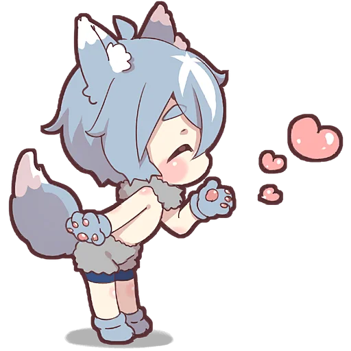 😘 Стикер «Волченок» для Telegram