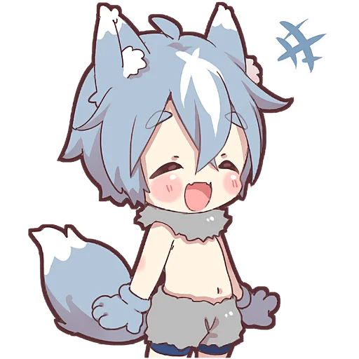 ☺️ Стикер «Волченок» для Telegram