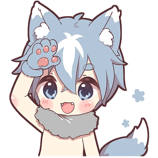👋 Стикер «Волченок» для Telegram