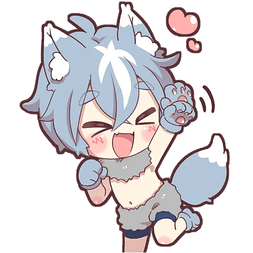 👋 Стикер «Волченок» для Telegram