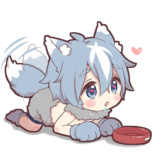 😕 Стикер «Волченок» для Telegram