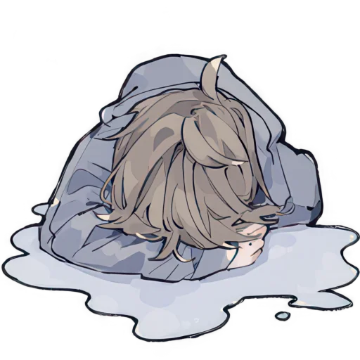 😭 Стикер «Волчий парень» для Telegram