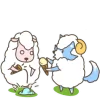 🍦 Эмодзи «Волк и Овечки» для Telegram