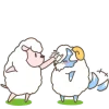☺️ Эмодзи «Волк и Овечки» для Telegram