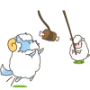 🍖 Эмодзи «Волк и Овечки» для Telegram