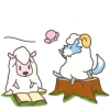 🦋 Эмодзи «Волк и Овечки» для Telegram
