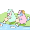 🐠 Эмодзи «Волк и Овечки» для Telegram