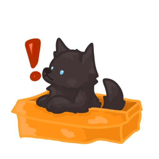 ❗ Стикер «Забавный вольк» для Telegram