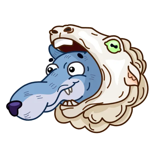 😏 Стикер «Wolf Comrade» для Telegram