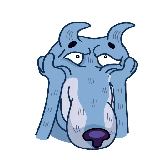 😔 Стикер «Wolf Comrade» для Telegram