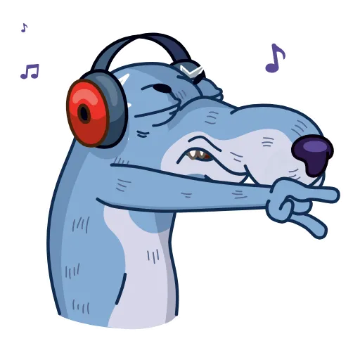 🤘 Стикер «Wolf Comrade» для Telegram
