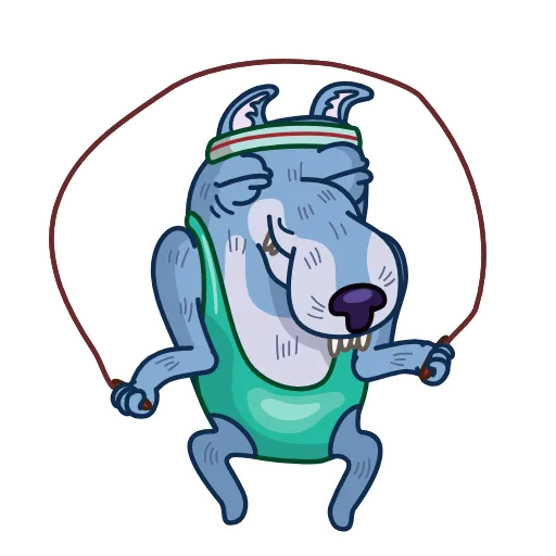 😌 Стикер «Wolf Comrade» для Telegram