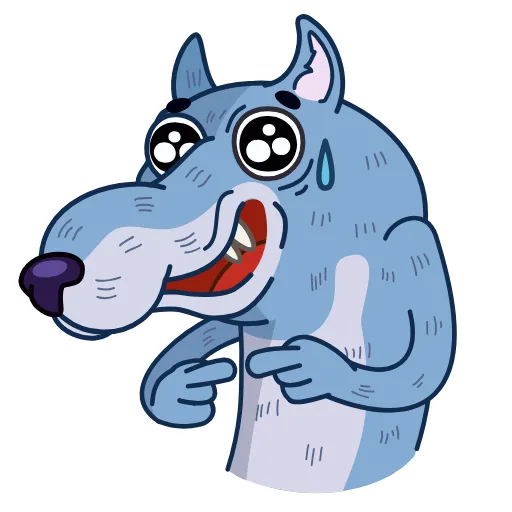 🥺 Стикер «Wolf Comrade» для Telegram