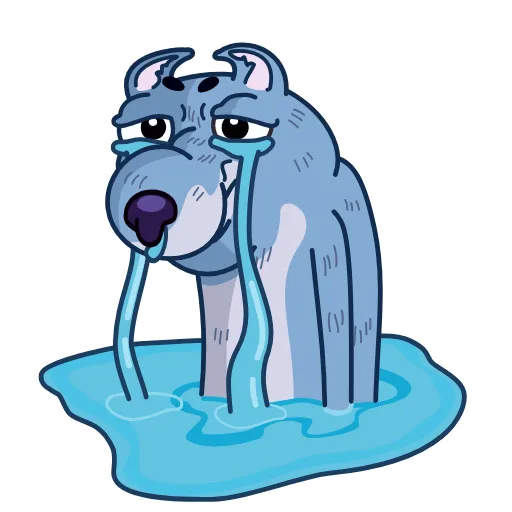 😭 Стикер «Wolf Comrade» для Telegram