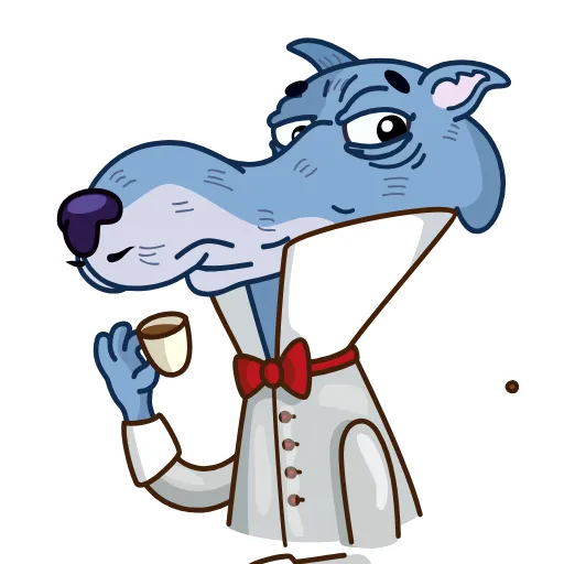 🧐 Стикер «Wolf Comrade» для Telegram