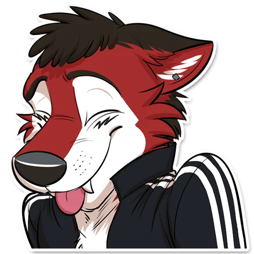 🥰 Стикер «Wolf Ezo» для Telegram
