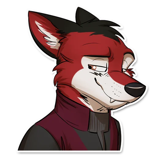 😉 Стикер «Wolf Ezo» для Telegram