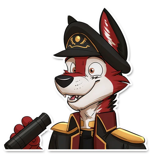 😀 Стикер «Wolf Ezo» для Telegram