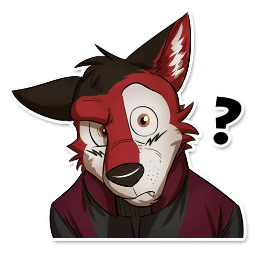 ❔ Стикер «Wolf Ezo» для Telegram
