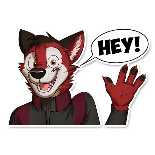 ✋ Стикер «Wolf Ezo» для Telegram