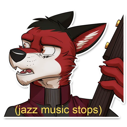 🎵 Стикер «Wolf Ezo» для Telegram