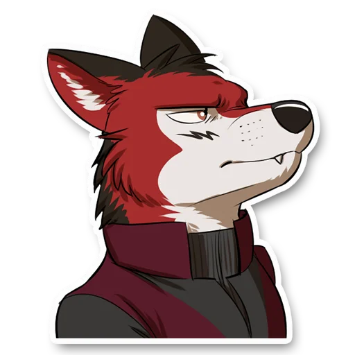 👤 Стикер «Wolf Ezo» для Telegram