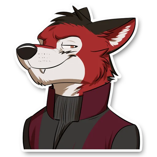 😘 Стикер «Wolf Ezo» для Telegram
