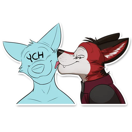 💕 Стикер «Wolf Ezo» для Telegram