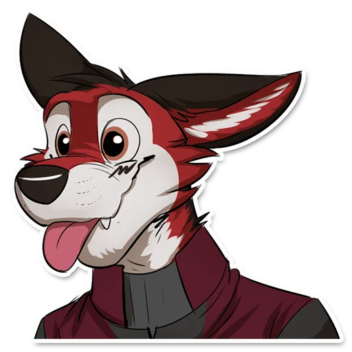 🐶 Стикер «Wolf Ezo» для Telegram