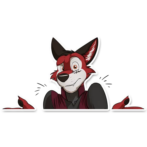 ⁉️ Стикер «Wolf Ezo» для Telegram