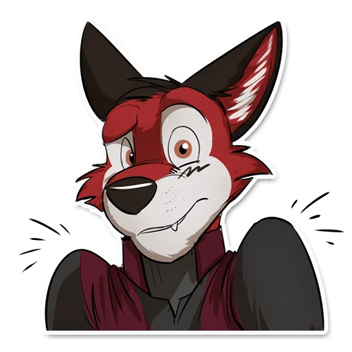 ❗️ Стикер «Wolf Ezo» для Telegram