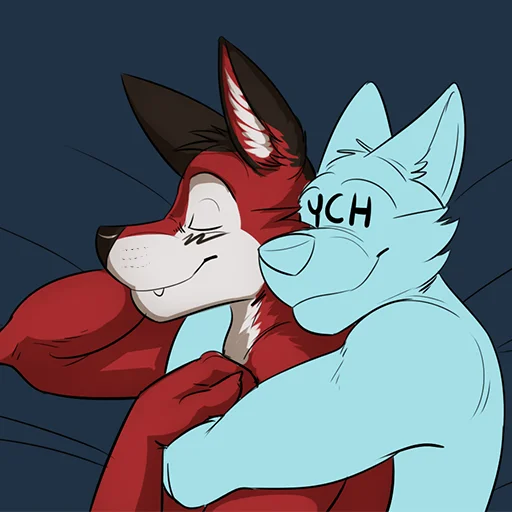 🌃 Стикер «Wolf Ezo» для Telegram