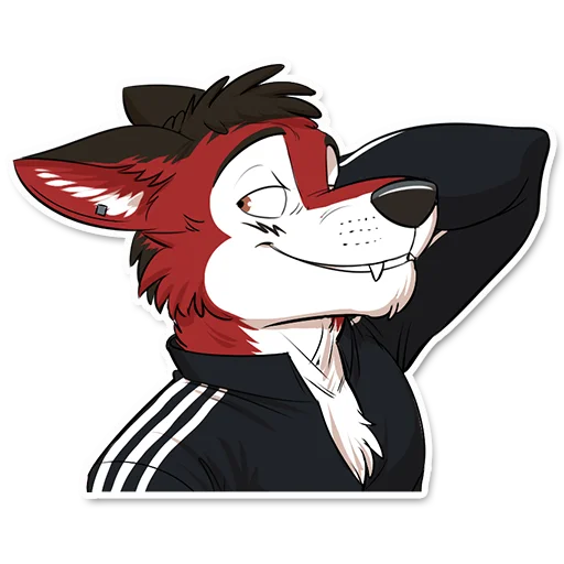 ☀️ Стикер «Wolf Ezo» для Telegram